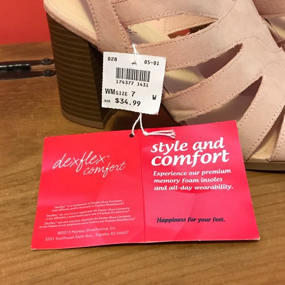 Pink Block Heel Shoes - Picture 6 of 6